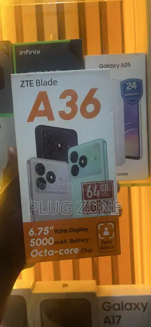 New ZTE Blade A36 64 GB Black