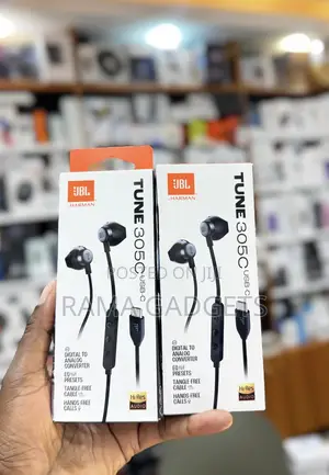 JBL Tune 305c Usb-C Wired Earphones.