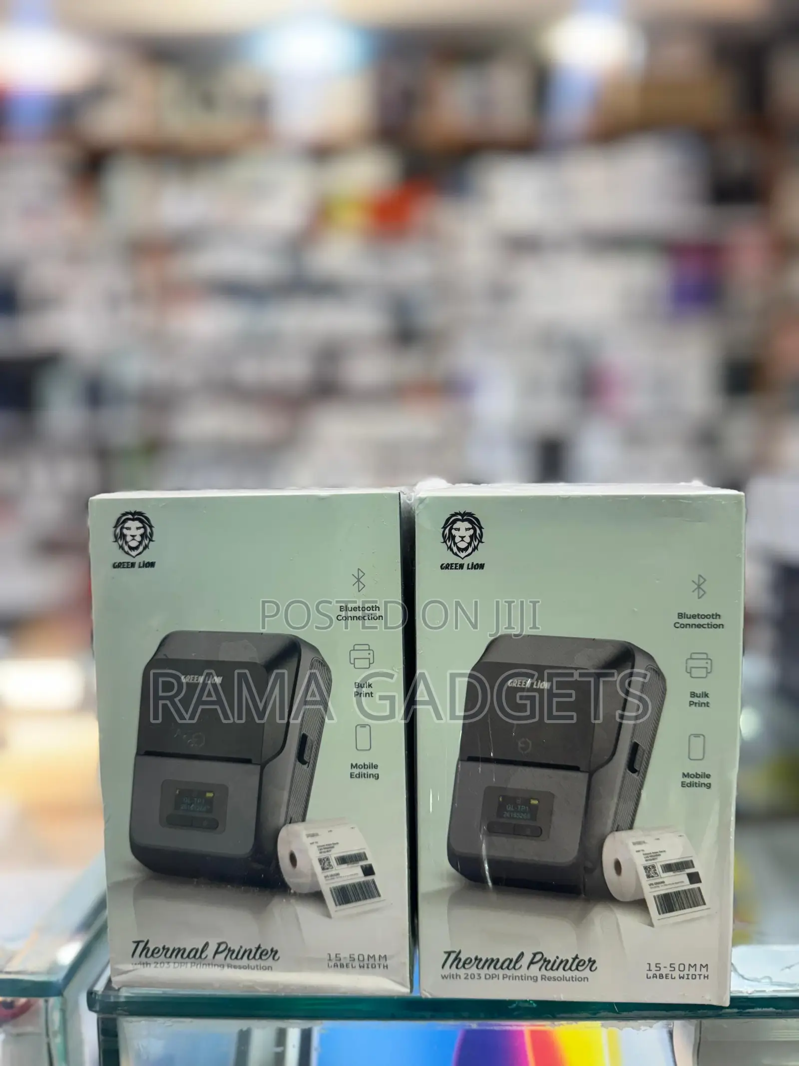 Green Lion Thermal Printer, for Portable Labeling and Receipt Printing