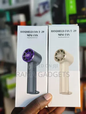 T29 Handheld Mini Fan Featuring an Adjustable Wind Speed