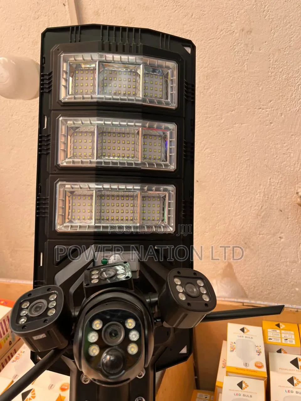 450w Digenergy Solar Street Light With 3 Lense Camera