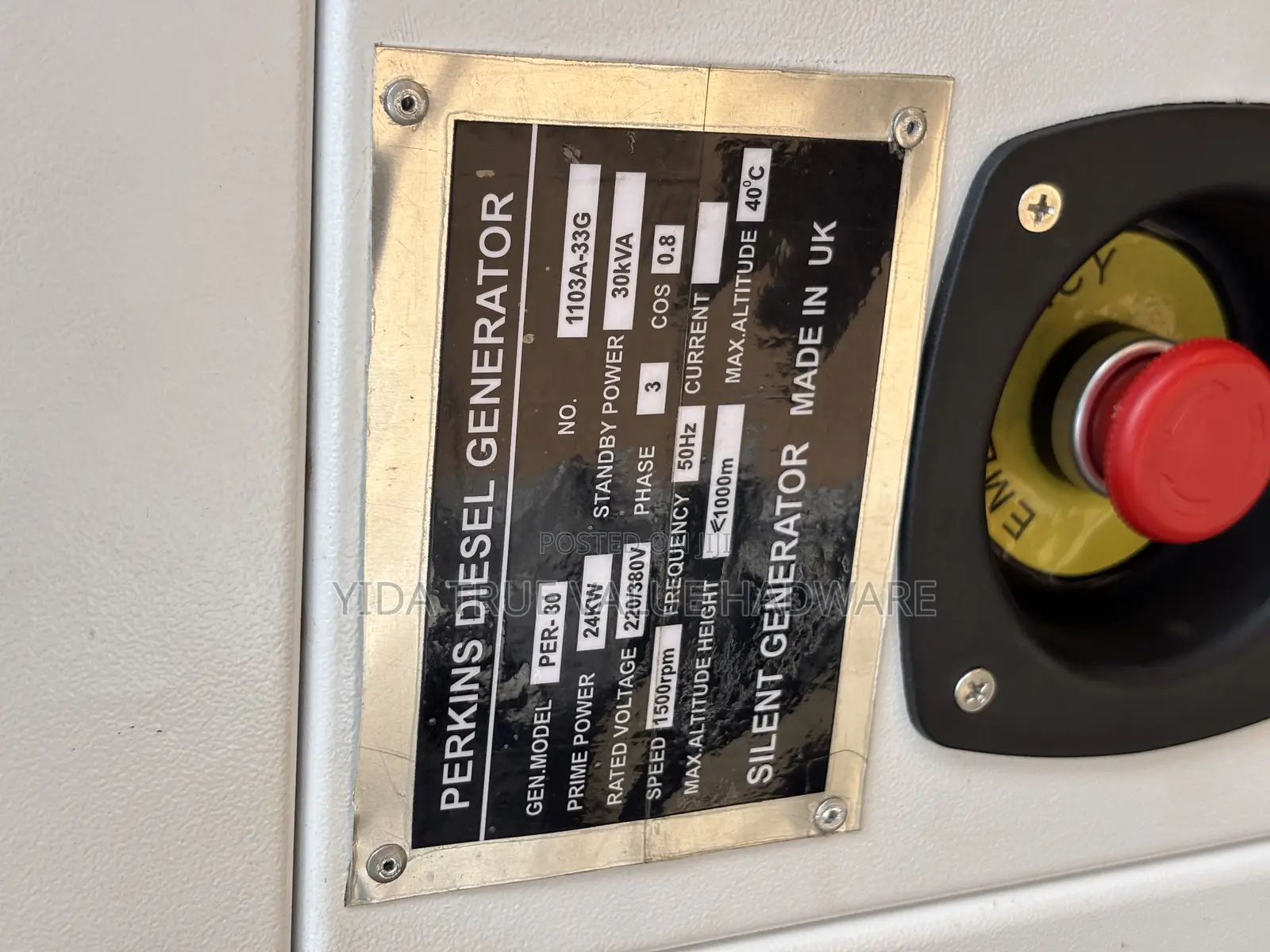 30 Kva Perkins Diesel