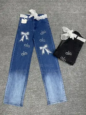 Two Colored Boyfriend Jeans