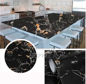 Granite Black Marble Gloss Self Adhesive