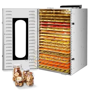 Tray Commercial Food Dehydrator Machine, 24h Timer,