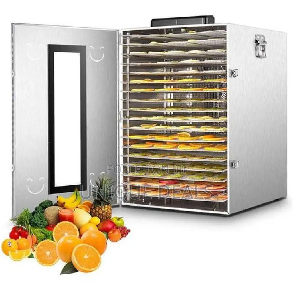 Tray Commercial Food Dehydrator Machine, 24h Timer,