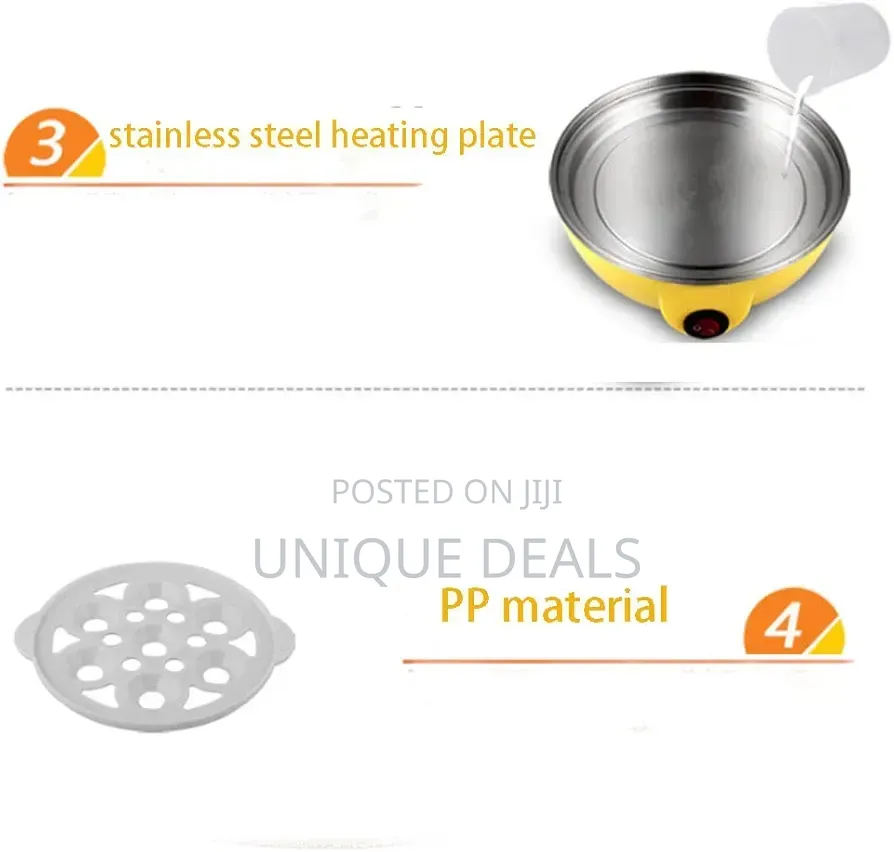 Electric Egg Boiler Rack for Up to 7 Eggs
