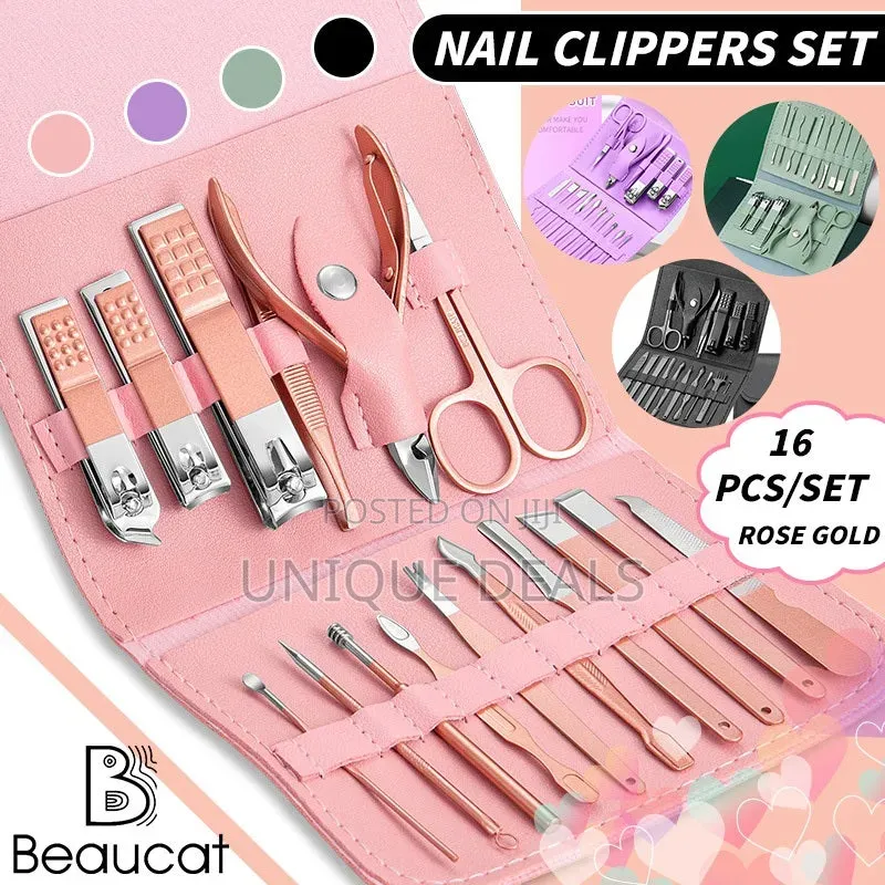 Manicure Set Nail Clippers Tools