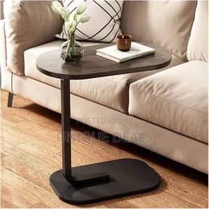 C-Shaped Sofa Side Coffee Table, Small End Table