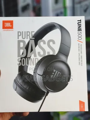 JBL Tune 500 Wired on-Ear Headphones.