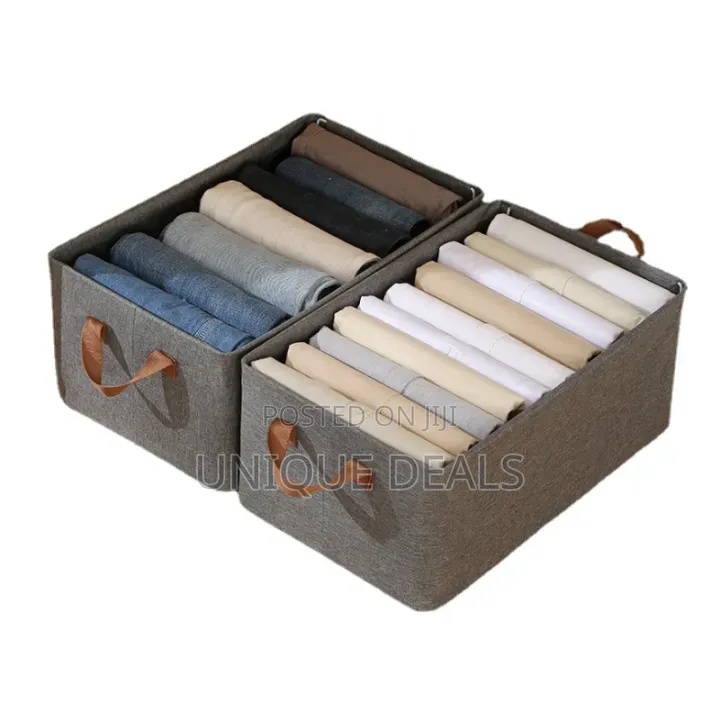 3pcs Foldable Storage Box for Clothes Closet Storage Baskets