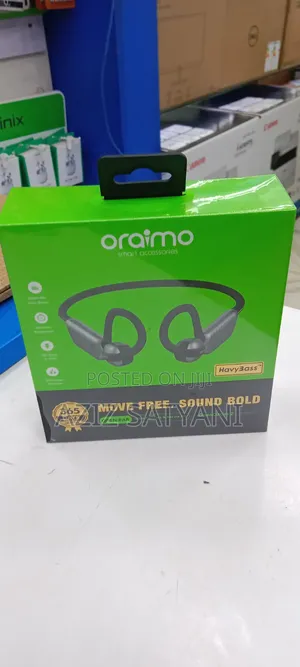 100% Oraimo Opencirclet 2 Ipx5 Steps Tracking Open-Ear Earphones