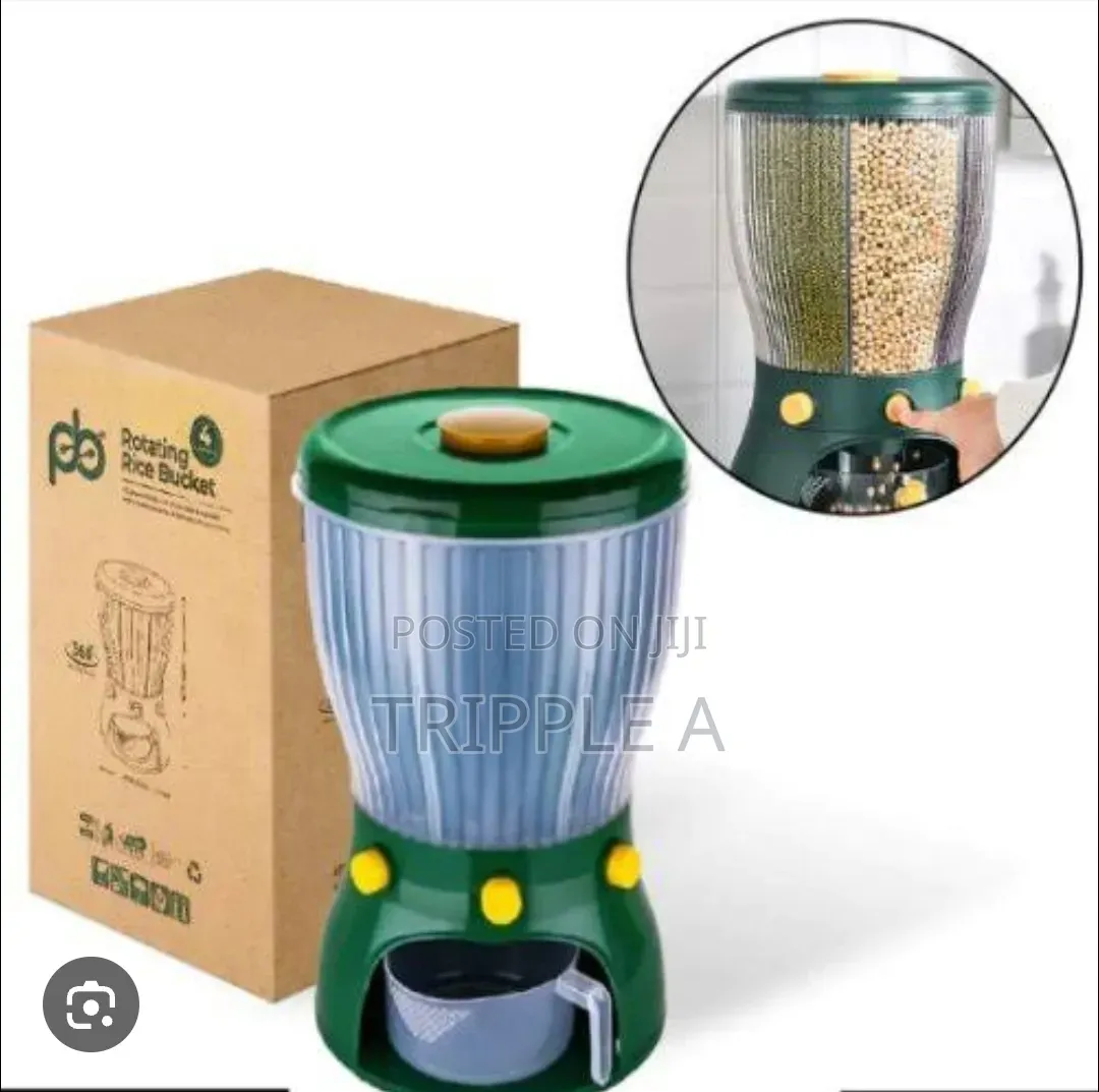 Rotating Cereal Storage and Dispenser