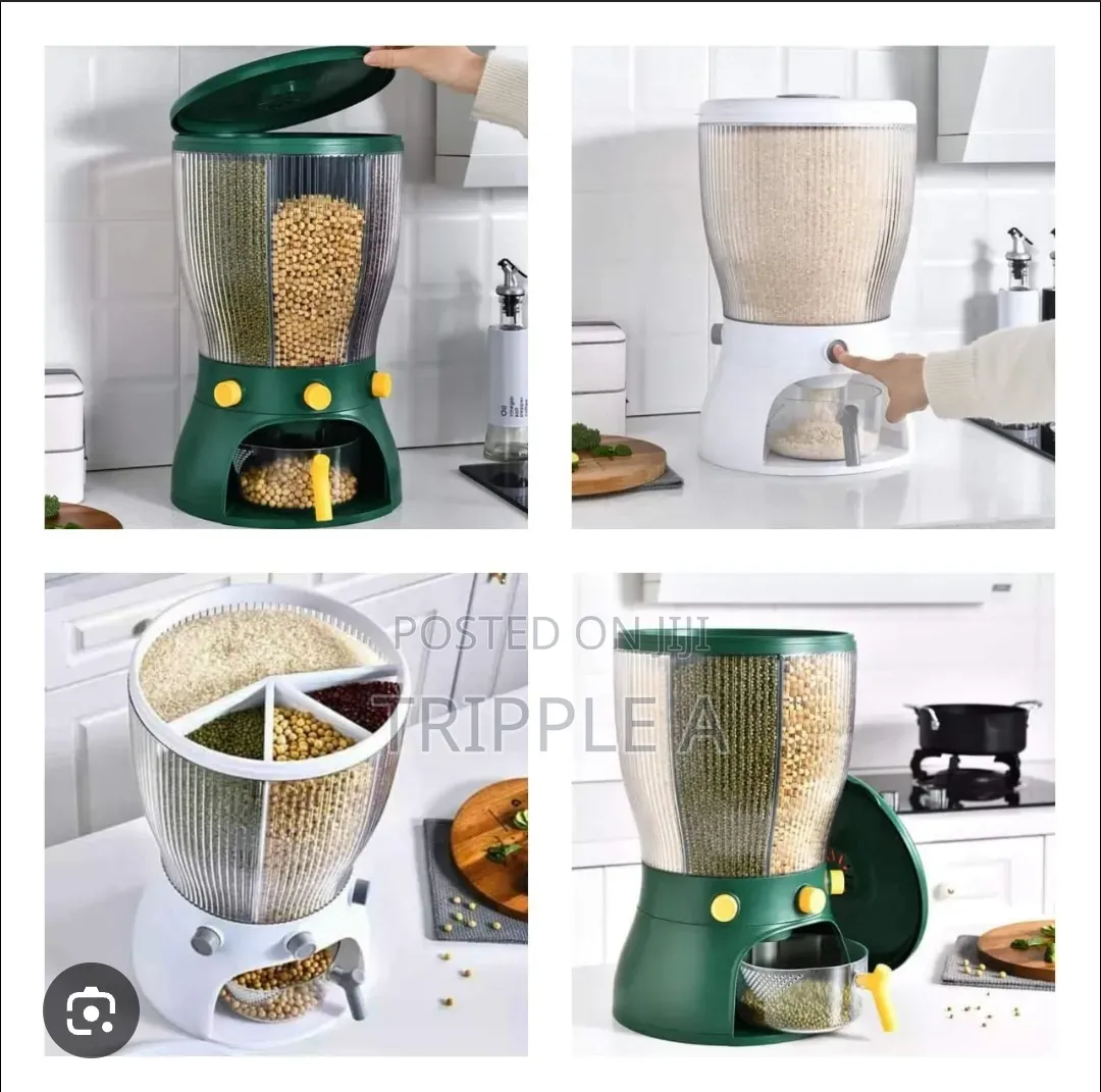 Rotating Cereal Storage and Dispenser