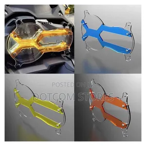 Motorcycle Front Headlight Cover Guard or Shield Lens Protector