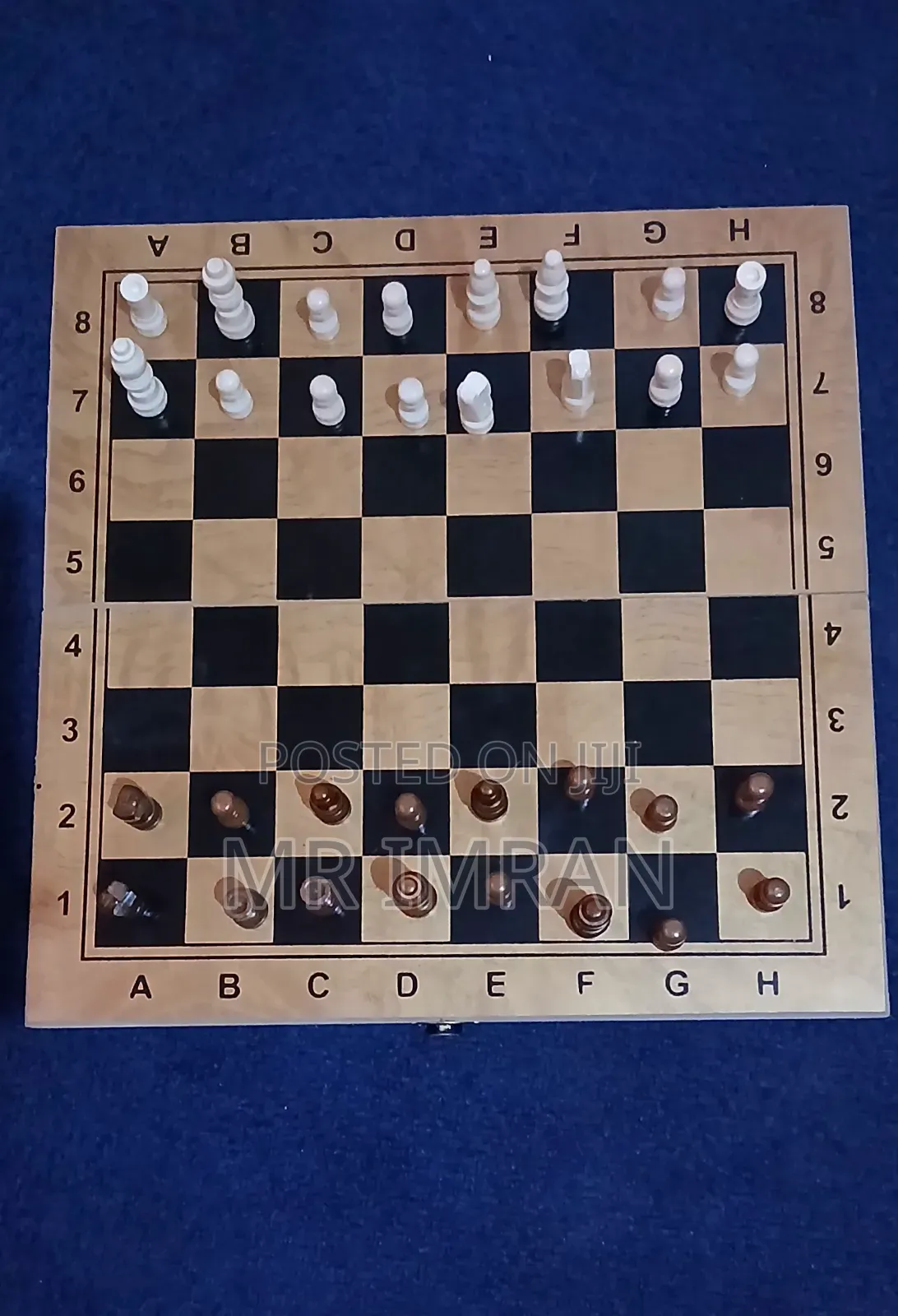 3-in-1 Wooden Board Game Set