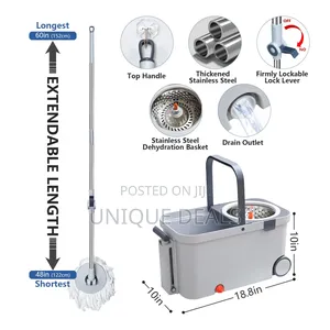 Spin Mop and Bucket With Wringer