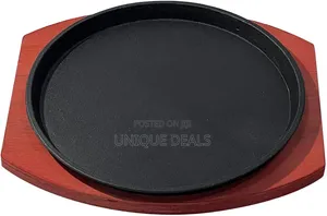 Cast Iron Steak Plate Sizzling