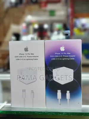 50w Usb-C+C Dual Port Power Adapter