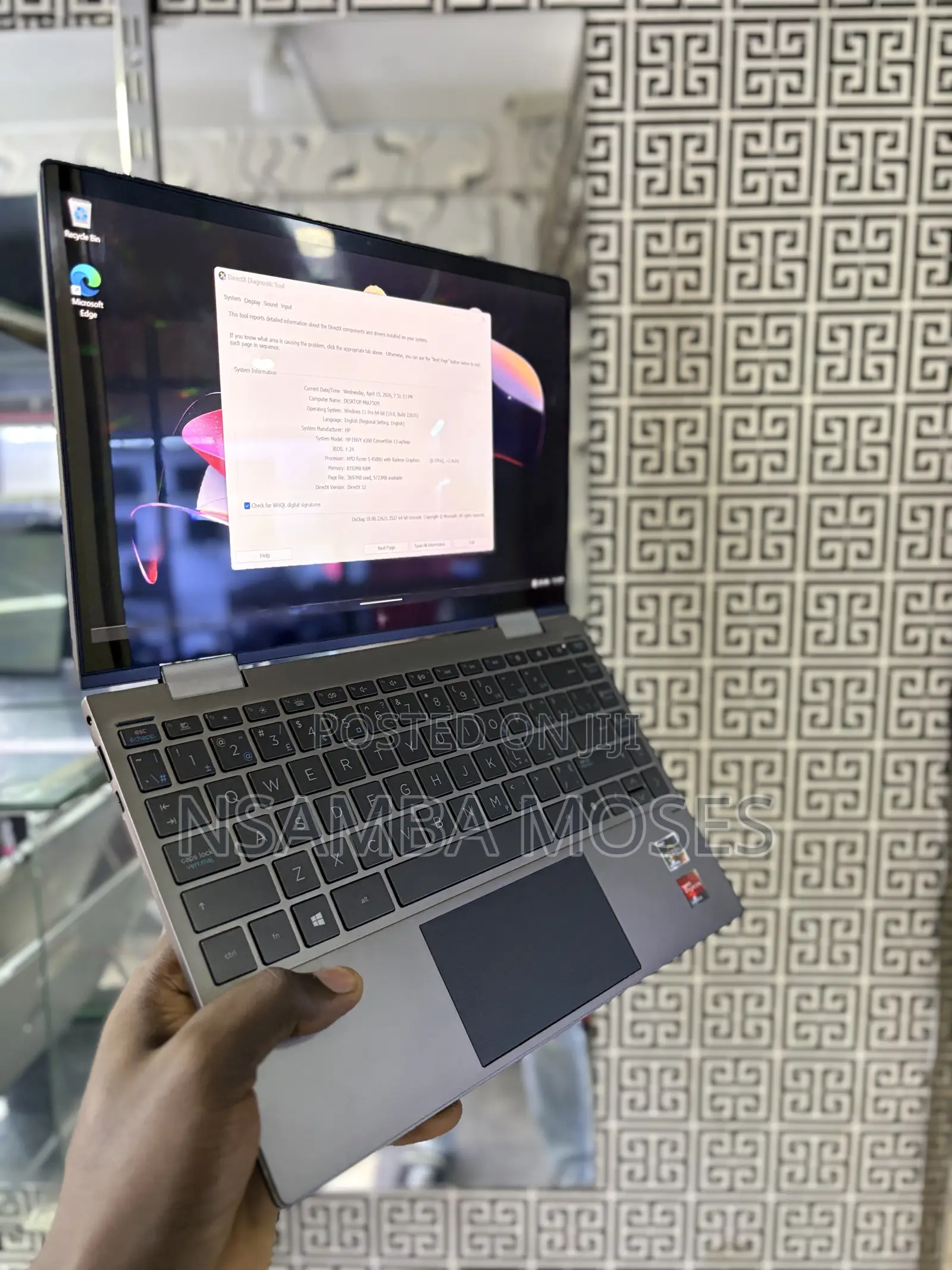 Laptop HP Envy 13 8GB AMD Ryzen 5 SSD 512GB