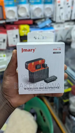 Jmary Wireless Microphone Designed for Mobile Devices and Cameras