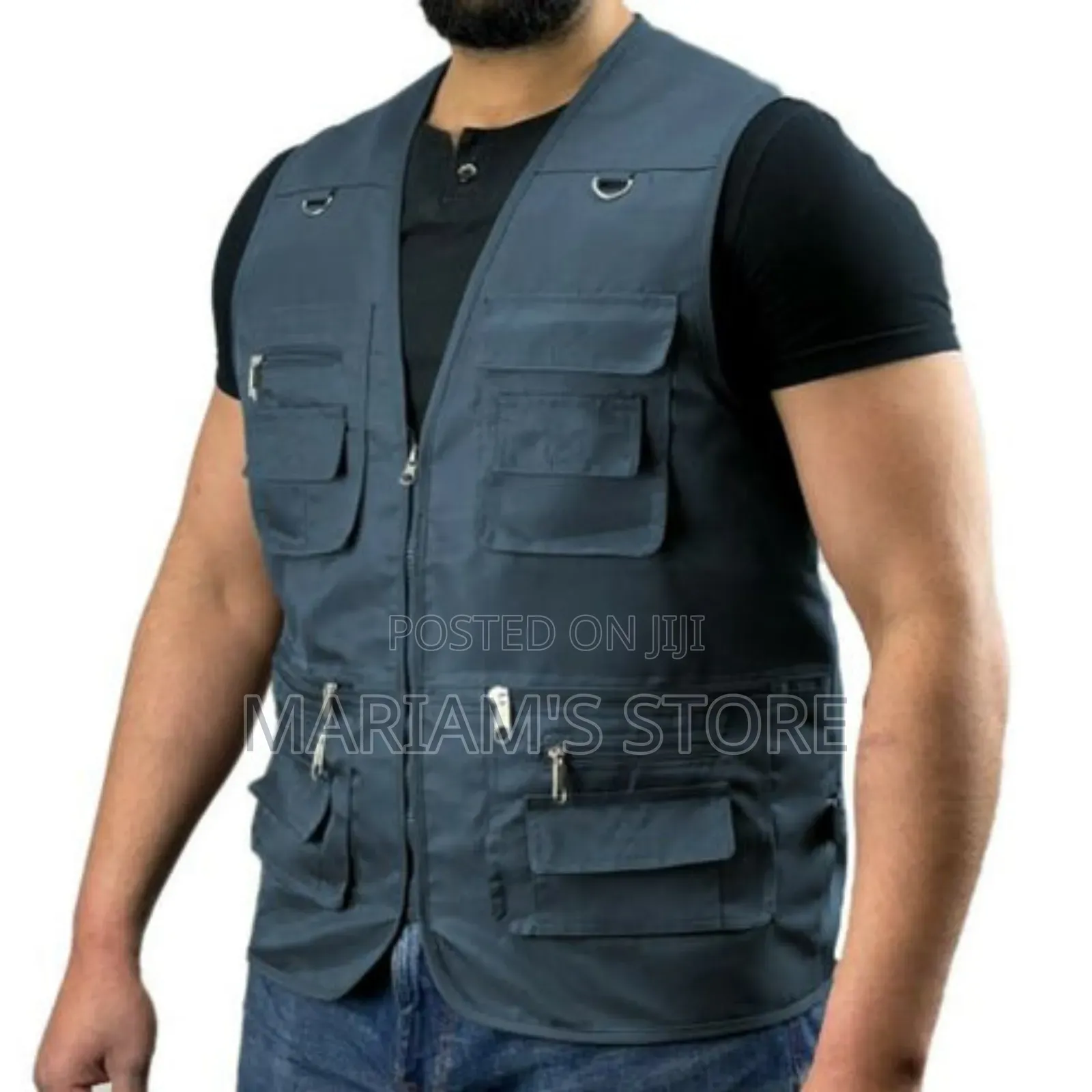 Multi-pocket Utility Vest, Commonly Referred To As A Press Vest
