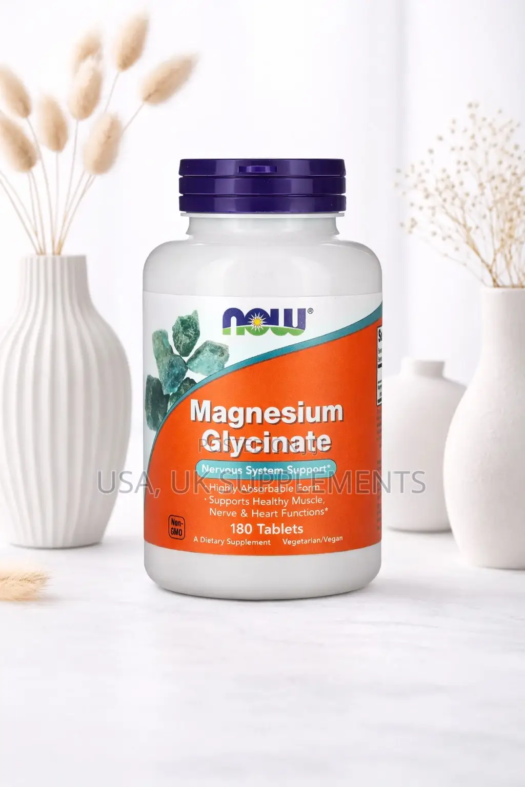Now Magnesium Glycinate 180 Tablets