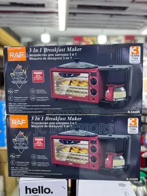3 in 1 Breakfast Maker Raf 1050w