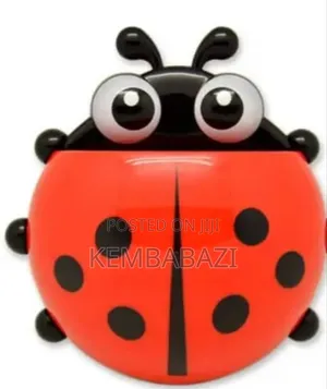 Ipiece Cute Ladybug Kids Tooth Brush Holder