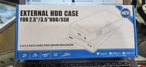 Desktop External HDD Hard Disk Enclosure Case - 3.5” / 3.0