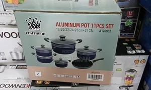 Luxtrend 11-Piece Aluminum Pot Set