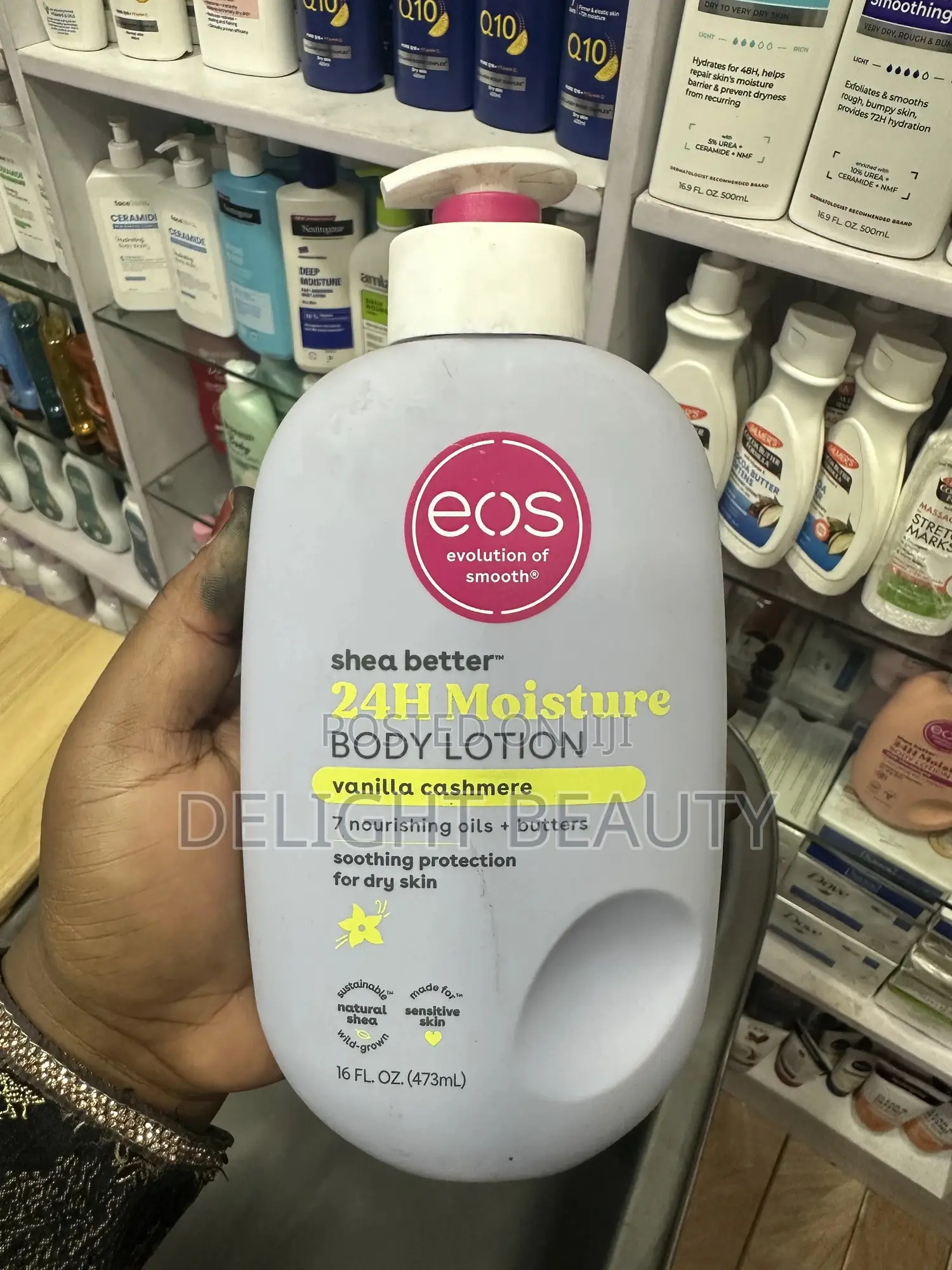 Eos Shea Better Body Lotion Vanilla Cashmere