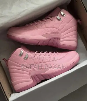 Pearl Pink Air Jordan 12 Retro Unisex Sneakers