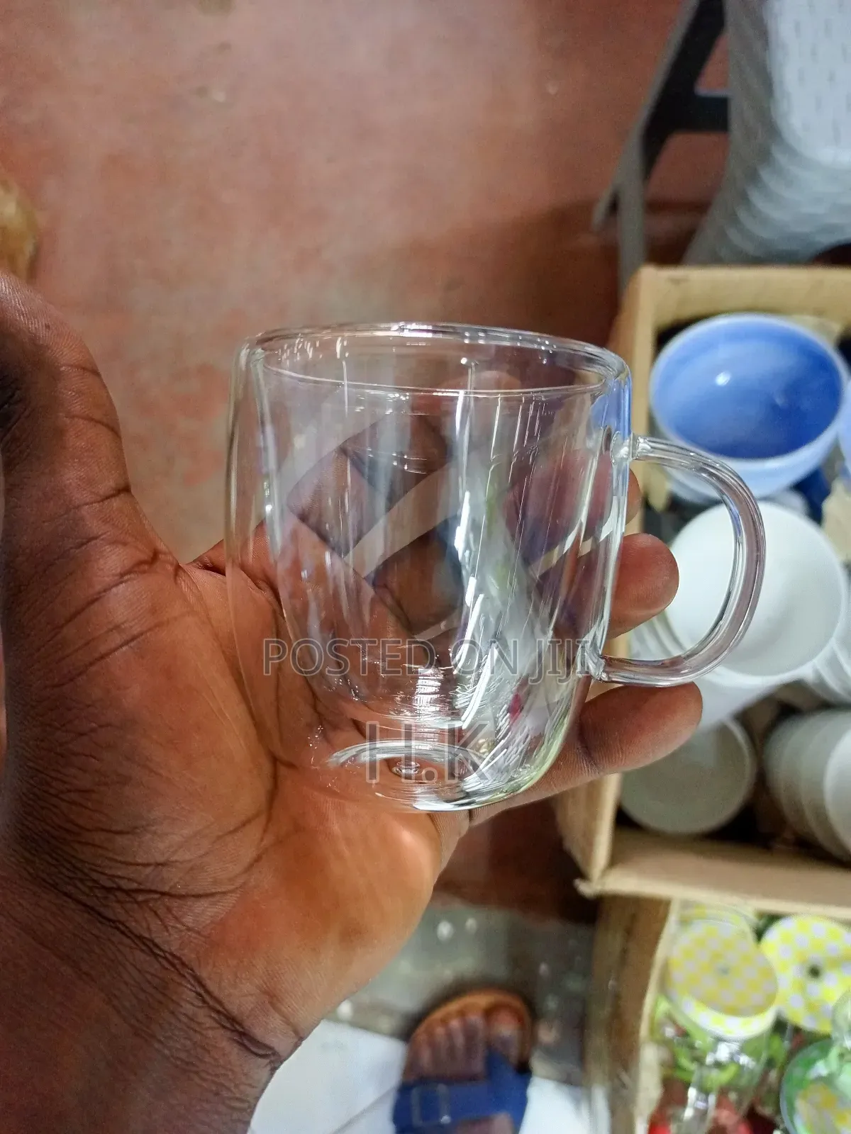 12pcs Double-Walled Glass Mug