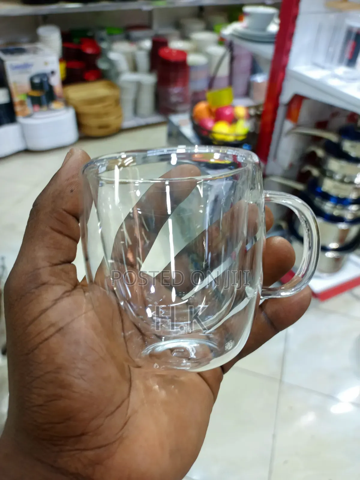 12pcs Double-Walled Glass Mug