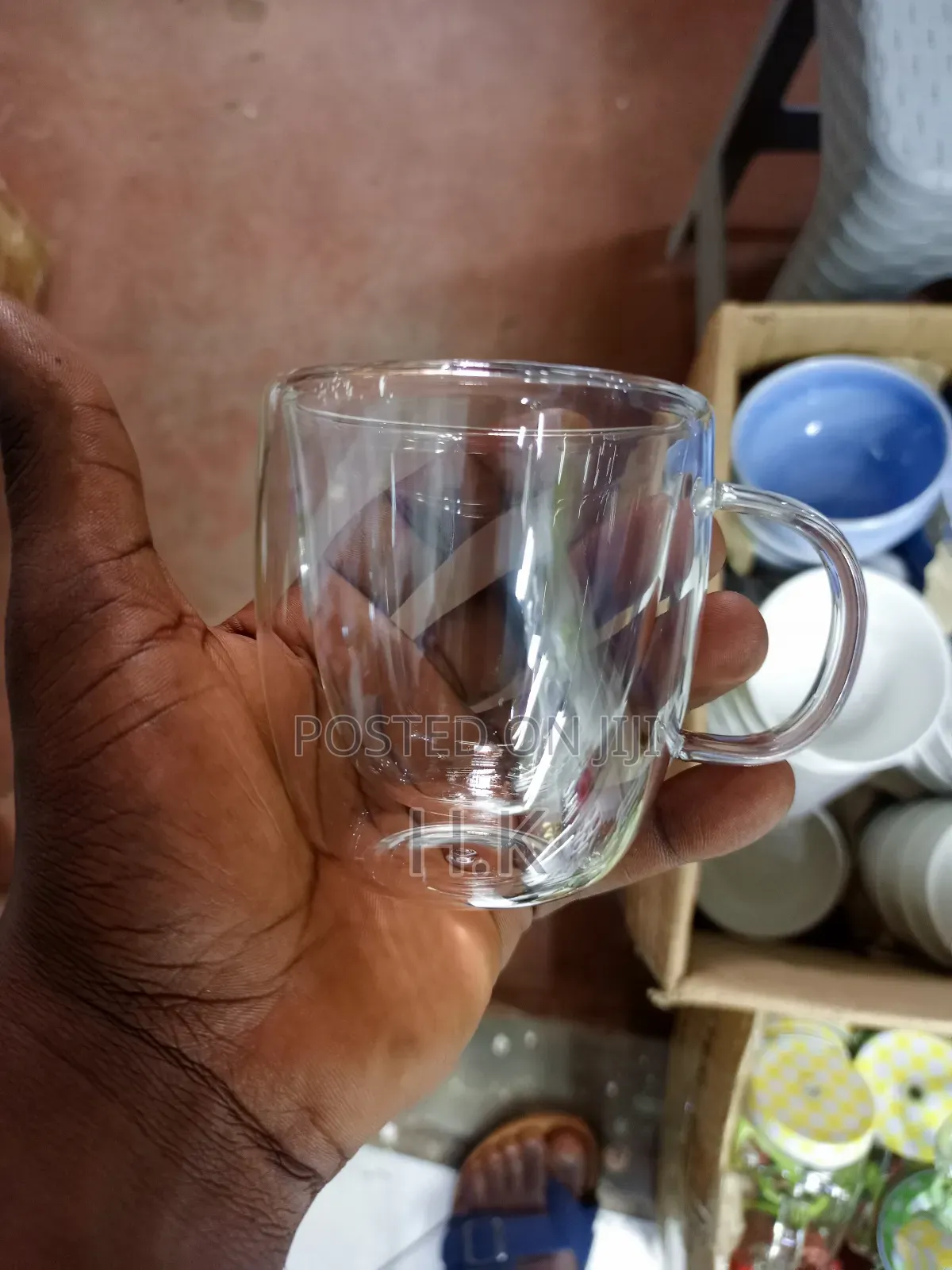 12pcs Double-Walled Glass Mug