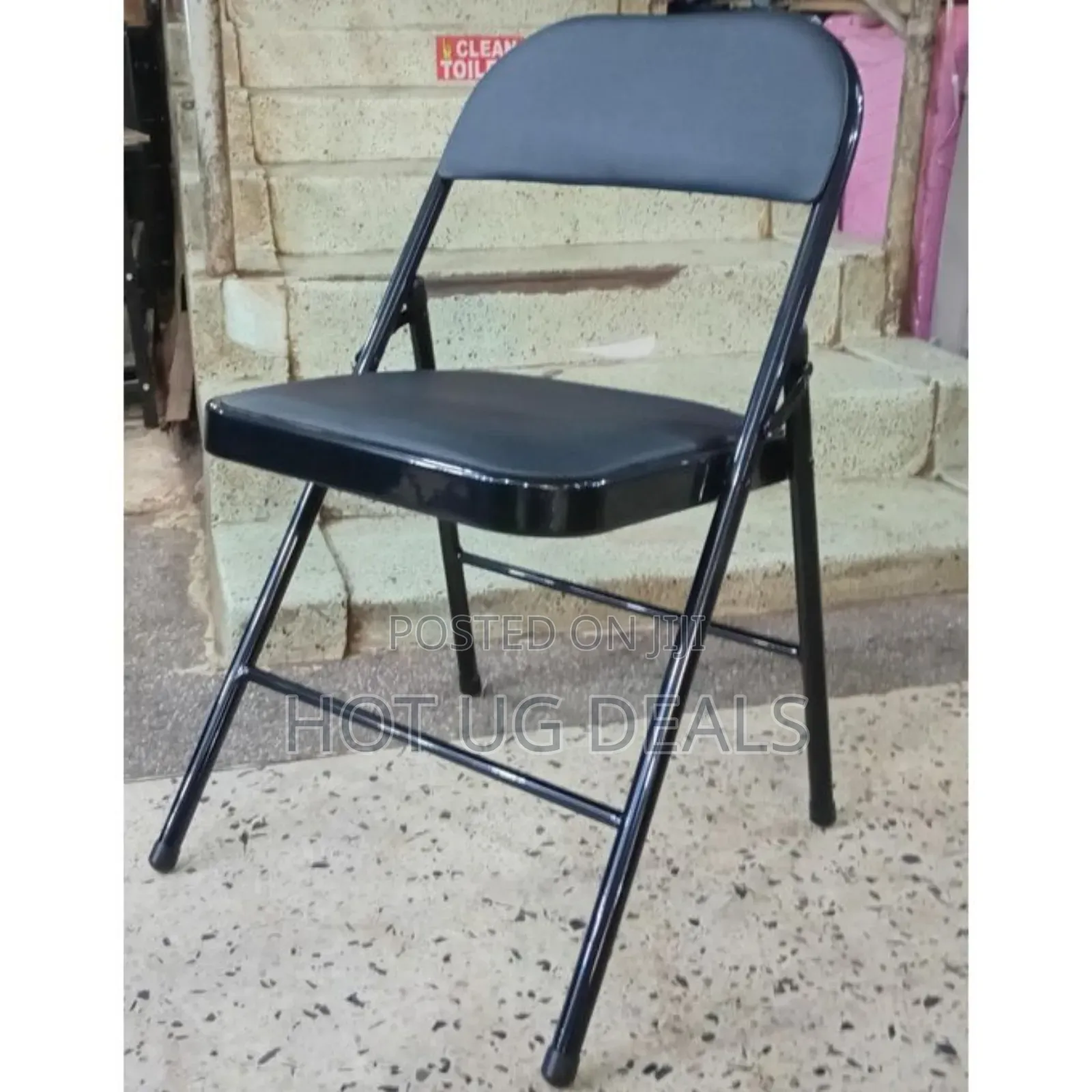 Fabric Padded Foldable Chairs Indoor With Cushion