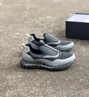Ash Black Hugo Boss Slip-on Sneakers