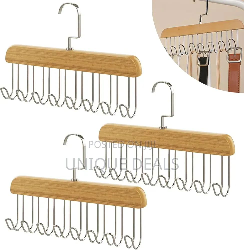 Clothes Hanger With 8 Hooks Tie Hanger