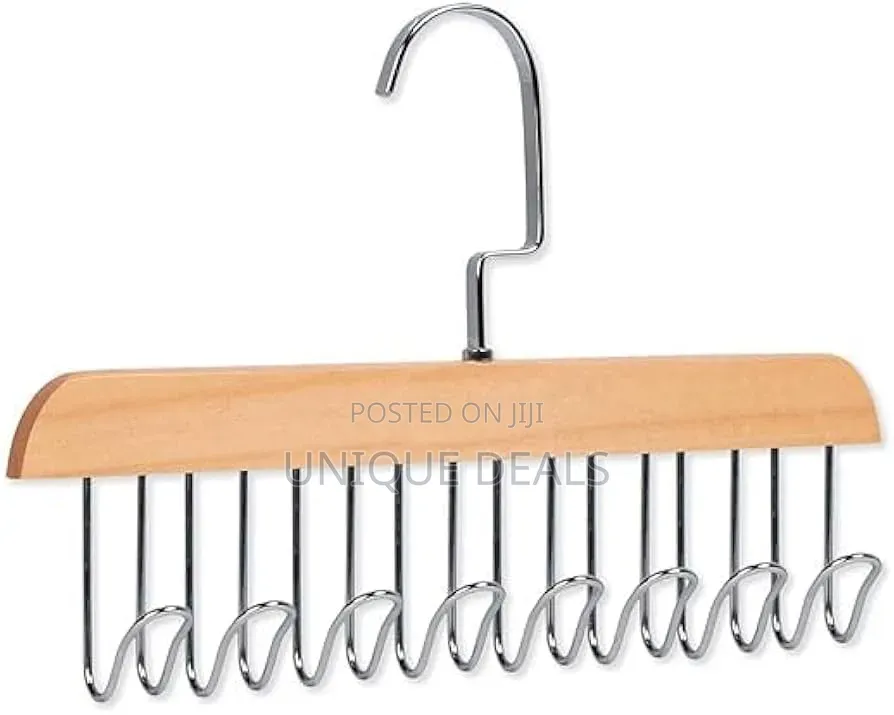 Clothes Hanger With 8 Hooks Tie Hanger
