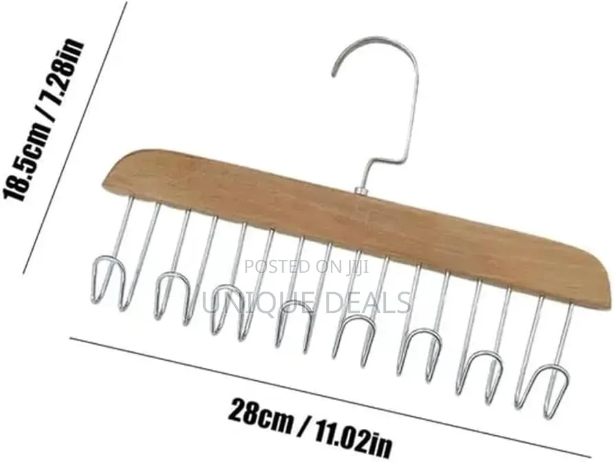 Clothes Hanger With 8 Hooks Tie Hanger