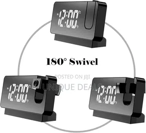 Digital Led Projection Alarm Clock With Temperature Display