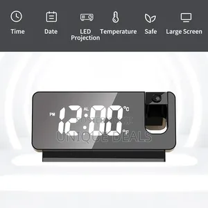 Digital Led Projection Alarm Clock With Temperature Display