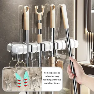 Broom Mop Holder Wall Mounted