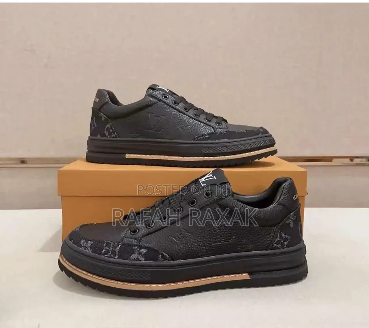 Monogram Louis Vuitton Low Top Sneakers