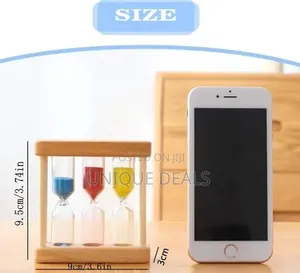 Wooden Sand Hourglass Timer Wood Frame Hourglass