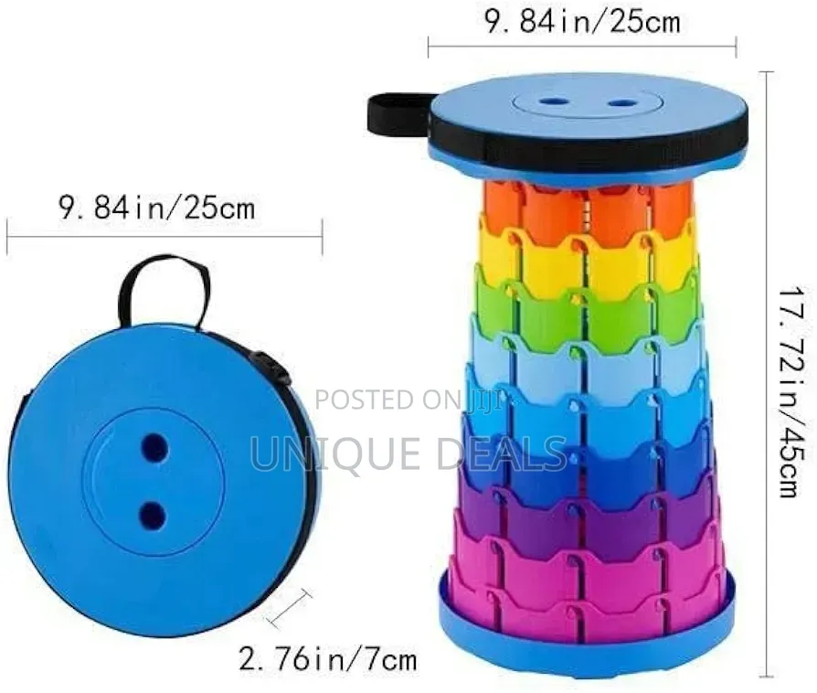 Upgraded-Portable Retractable Folding Stool