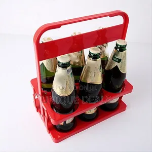 Bottle Holder Plastic Drink Carrier 6-Cup Foldable Beer Holder
