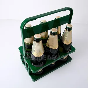 Bottle Holder Plastic Drink Carrier 6-Cup Foldable Beer Holder