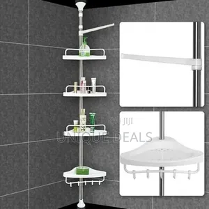 Adjustable Multi Corner Shelf Bathroom Organizer Storage Rack